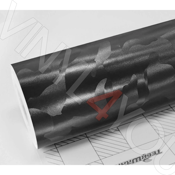 Пленка Черный карбон TeckWrap RCF05-S Chost black