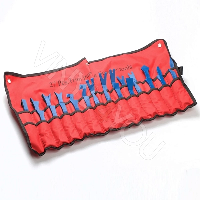 Комплект пластиковых инструментов для демонтажа навесных деталей авто (27шт)