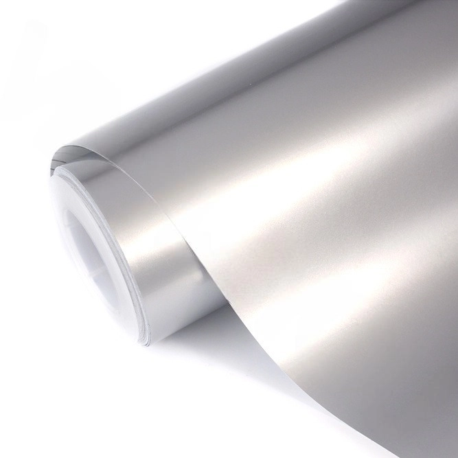 Пленка Глянцевый металлик серебро перламутр Daytona